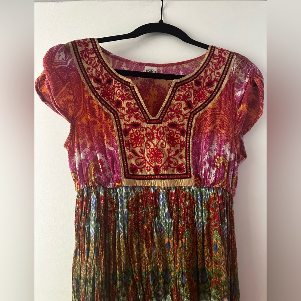Bila paisley print mini dress
